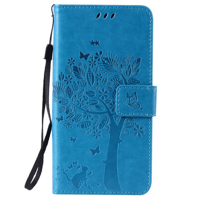 

Blue Tree Design PU кожа флип Обложка Кошелек Карты Держатель чехол для LG K8