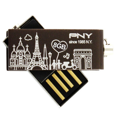 

PNY U disk twin plate 8G mellow Mocha