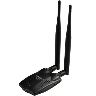 

COMFAST CF-WU7200ND High Speed ​​USB адаптер беспроводной 300M расстояние двойной антенны усиливается WiFi приемник-передатчик