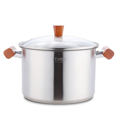 

Debo Deli Halberg Soup Stainless Steel Right Angle Corridor Thicker Uncoated Wooden Handle No Cushion 24cm
