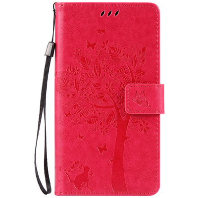 

Rose Tree Design Кожа PU откидной крышки Кошелек Карты Держатель чехол для MOTO Z FORCE