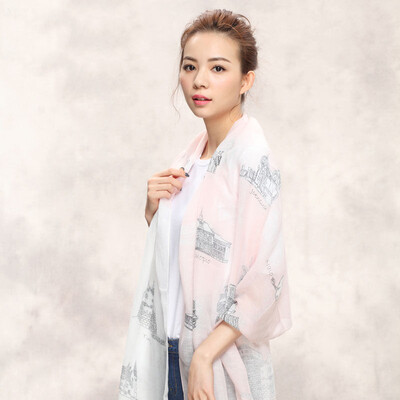 

Margaret Gucci (MARJA KURKI) shawl scarf modal beach towel linen long towel large wide towel trip to Finland light blue 1BB990730