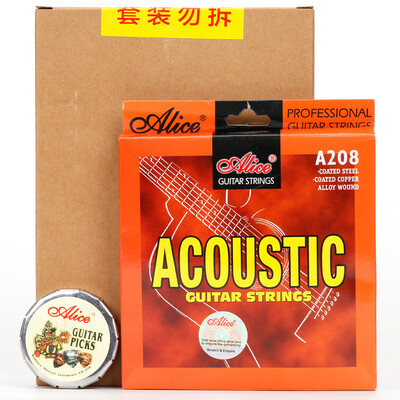 

Alice Alice Guitar Strings Silk Guitar String Guitar Guitar String Guitar String 1-6 Strings 6 Pack 208-L