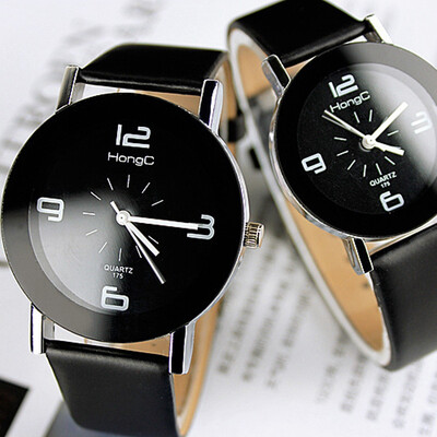 

Fashion Belt Table Student Handle Button Round Male Female Quartz Simple Couple Watch YZL0515TH-2