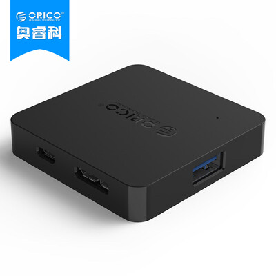 

Отдел Оррик (ORICO) TA4U-У3 USB3.0 разветвитель вытащили четыре портативных компьютеров расширение HUB OTG концентратор с блоком питания черный