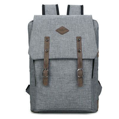 

Fragrance (XIASUAR) Secondary School Student Bag Male School Wind Backpack Casual Shoulder Bag Women Travel Bag Simple 929 Gray