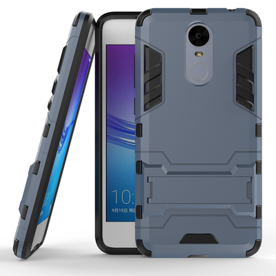 

Dark blue Slim Robot Armor Kickstand Shockproof Hard Rugged Rubber Back Case For HUAWEI Enjoy 6