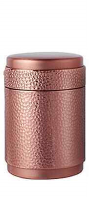 

Pitting Metal Canister Tea Caddy Tin Jar Coffee Can Kitchen Storage Container gold 8.5x12.5cm