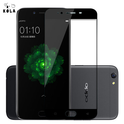 

КОЛА OPPO R9s стальной мембраны сотовый телефон защитная пленка покрывает весь экран 5.5 дюймов черный экран