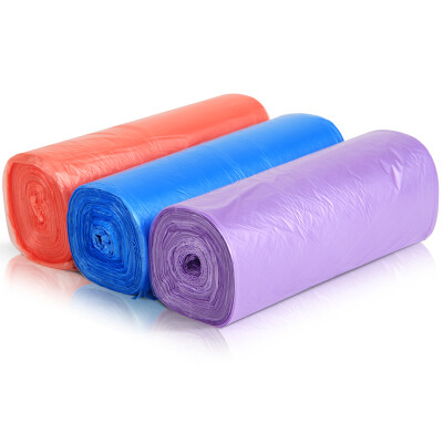 

Deli 9585 color 45 55cm garbage bags thick type 3 rolls 90 color mixing