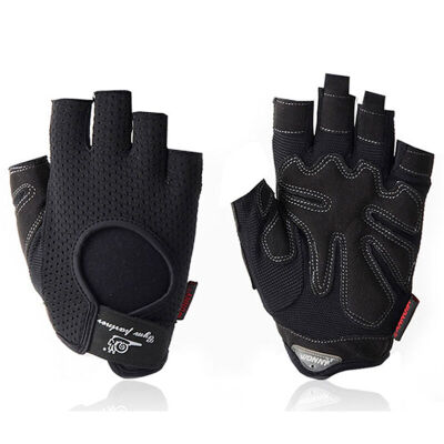 

WONNY JS-013 fitness gloves men&women equipment gloves half finger non-slip fitness sports gloves black