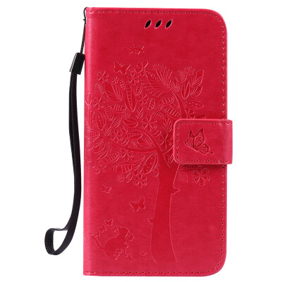 

Rose Tree Design PU Leather Flip Cover Wallet Card Holder Case for HUAWEI GR3