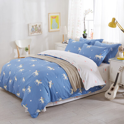

SHENGWEI cotton bed set (duvet cover/fitted sheet/pillow case) 1.2m bed