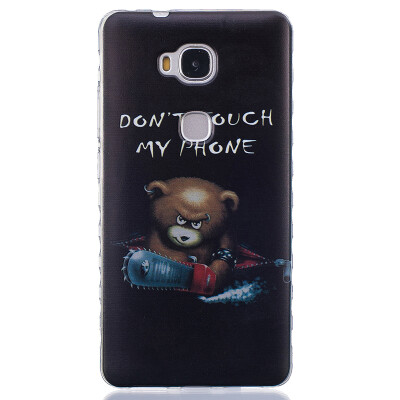 

Bear Pattern Soft Thin TPU Rubber Silicone Gel Case Cover for HUAWEI Honor 5X