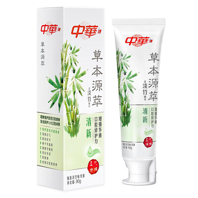 

Chinese toothpaste herbs source of gingival care series of gingival anti-sensitive breath fresh toothpaste suit 140gx3 new&old packaging random delivery