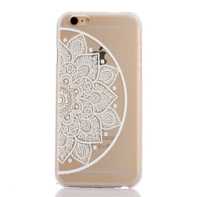 

Flower of semicircle Pattern Soft Thin TPU Rubber Silicone Gel Case Cover for IPHONE 6 Plus6S Plus