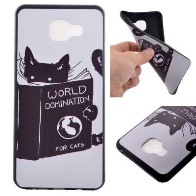 

Cat Pattern Soft Thin TPU Rubber Silicone Gel Case Cover for Samsung Galaxy A5 2016A510