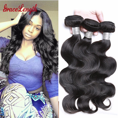 

8A Indian Virgin Hair Body Wave 4Bundles Natural Color Unprocessed Human Hair Bundles Body Wave Grace Length Hair Indian Body wave