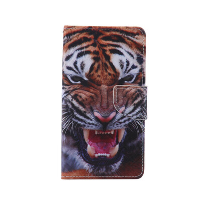 

Tiger Design PU Leather Flip Cover Wallet Card Holder Case for LG LS770