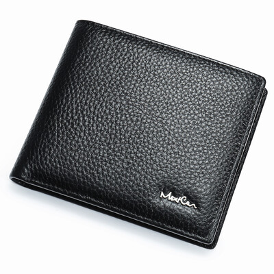 

Scarecrow Mexican Men's Wallets Classic Simple Cross-Man Men's Money Chiffon Cushion Leather Wallets Wallets MSJ30718M-03 Black
