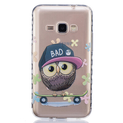 

Сова Pattern Мягкий тонкий ТПУ Резиновая крышка силиконовый гель чехол для SAMSUNG Galaxy J1 2016/J120F