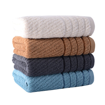 

Jingdong Supermarket Jia Bai towel four loaded cotton thickening water quick-drying headline towel gray coffee blue beige 34 74cm 100g article 4