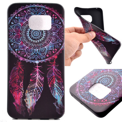 

Dreamcatcher Pattern Soft Thin TPU Rubber Silicone Gel Case Cover for Samsung Galaxy S6 Edge