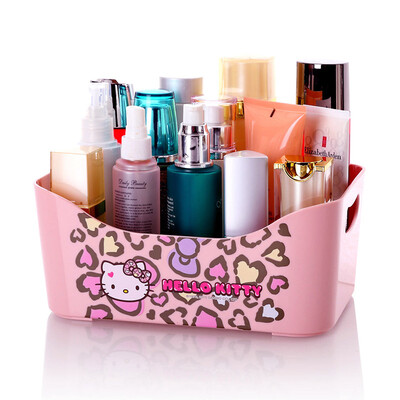 

Jingdong supermarket] HELLO KITTY trumpet storage basket wash supplies snack storage box a multi-purpose KT1107