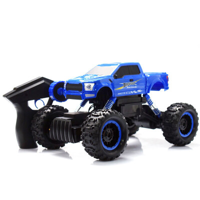 

double eagle remote control car E321-001 blue four-wheel drive pickup high-speed cross-country climbing car car foot four-wheel drive children's toy car model boy gift