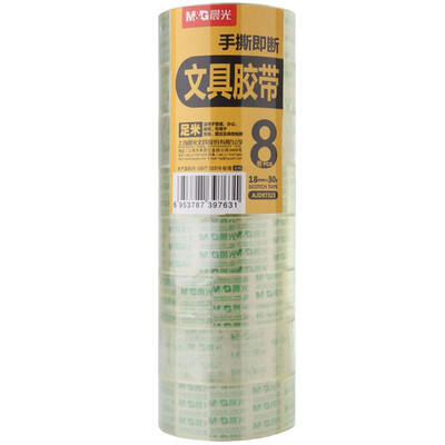 

Morning light M & G AJD97323 office stationery small tape 18mm30y2742 m 8 package