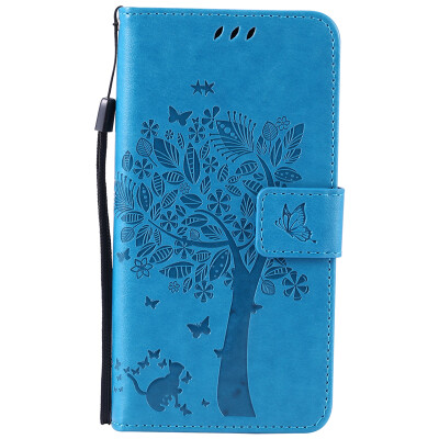 

Blue Tree Design PU кожа флип Обложка Кошелек Карты Держатель чехол для SONY M4