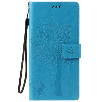 

Blue Tree Design PU Leather Flip Cover Wallet Card Holder Case for SONY XA ULTRA