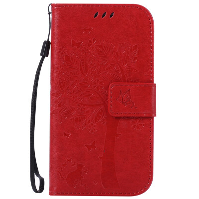 

Red Tree Design Кожа PU откидной крышки Кошелек Карты Держатель чехол для SAMSUNG S4