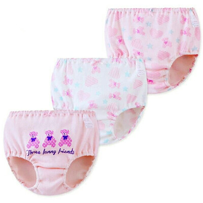 

KIDS MAM & DAD) children's underwear girls triangle underwear big children's baby underwear pants shorts 86306 pink 90