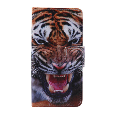

Tiger Design PU Leather Flip Cover Wallet Card Holder Case for LG V10