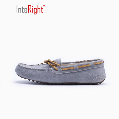 

INTERIGHT couple shoes casual shoes flat shoes driving shoes peas shoes gray 265 yards