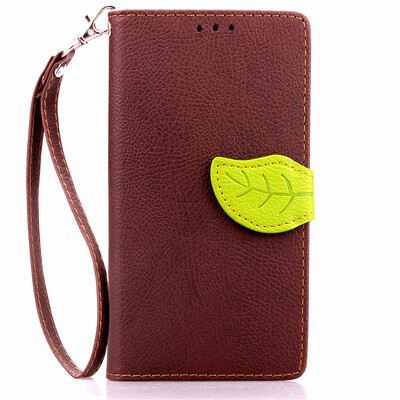 

Brown Design PU Leather Flip Cover Wallet Card Holder Case for Asus ZenFone 5