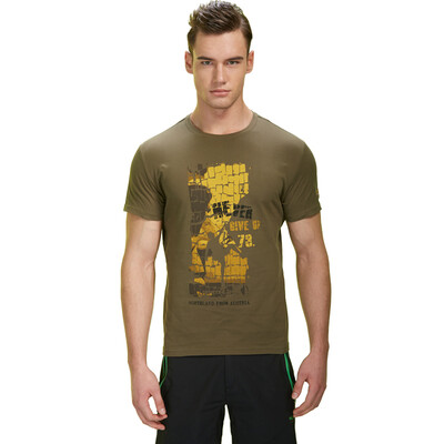 

Ноттингем NORTHLAND открытый спортивный отдых дышащий потоотделение быстрый сухой запах контроль песок музыка мужской короткий рукав майка оливковый зеленый L-175