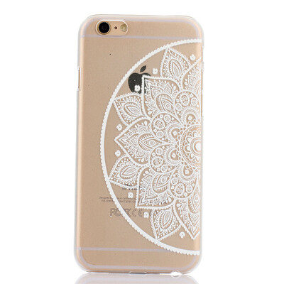 

Flower of semicircle Pattern Soft Thin TPU Rubber Silicone Gel Case Cover for IPHONE 6/6S