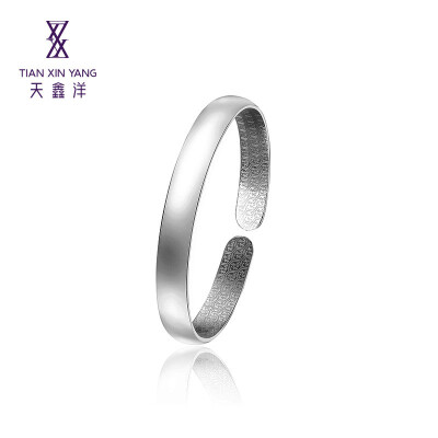 

Tian Xin Yang Jin silver bracelet aperture aperture of about 30 grams