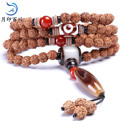 

Chiba Chuan Tibetan King Kong Bodhi 108 beads beads bracelet Bodhi small King Kong agate dome hand string