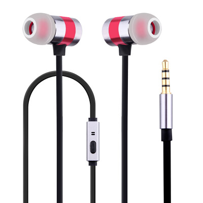 

Newman Newmine MX670 Universal Earphone Earphone Metal Stereo Bass Flat Flat Wire With Wire Mike Compatible Apple Andrews Computer Flat Iron Gray