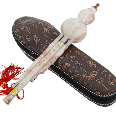 

[Jingdong supermarket] pastoral eclogue resin three tone Hulusi A tune (white)