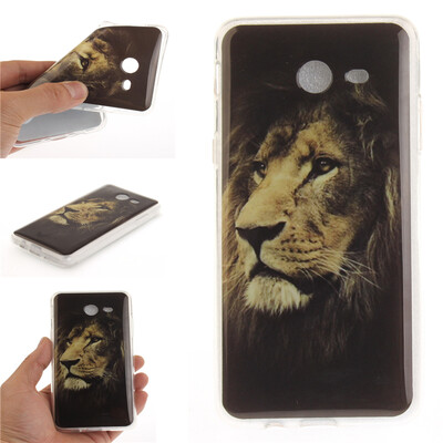 

Львы Pattern Мягкий тонкий ТПУ Резиновая крышка силиконовый гель чехол для SAMSUNG Galaxy J7 2017