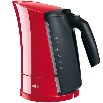 

Germany Braun (BRAUN) WK300 electric kettle Bi Ran De Ding Zhuang (red) 1.7 liters of boiling water kettle anti-hot boiled kettle