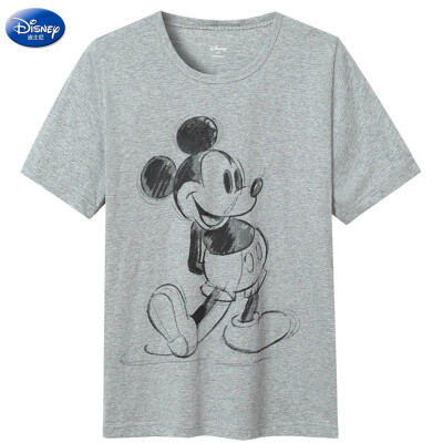 

DISNEY T-SHIRT Disney мультфильм стиль моды с коротким рукавом футболка г-жа случайные шею D17ST007 серый M