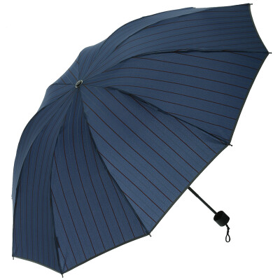 

Parkson ocean umbrella fashion striped business umbrella 10 bone reinforcement high-impact hit cloth easy to dry umbrella 6301 gray