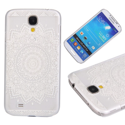 

White Flower Pattern Soft Thin TPU Rubber Silicone Gel Case Cover for SAMSUNG Galaxy S4 Mini