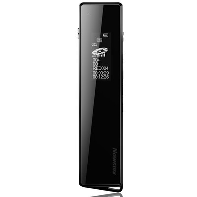 

Newman (Newsmy) RV51 8G черный профессиональный цифровой диктофон PCM без потерь HD аудио шума миниатюрный MP3-плеер