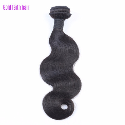 

Single Bundle Malaysian Virgin Human Hair Weave Extensions Body Wave Natural Color Unprocessed Wavy Malaysian Remy Hair